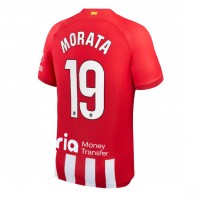 Atletico Madrid Alvaro Morata #19 Heimtrikot 2023-24 Kurzarm